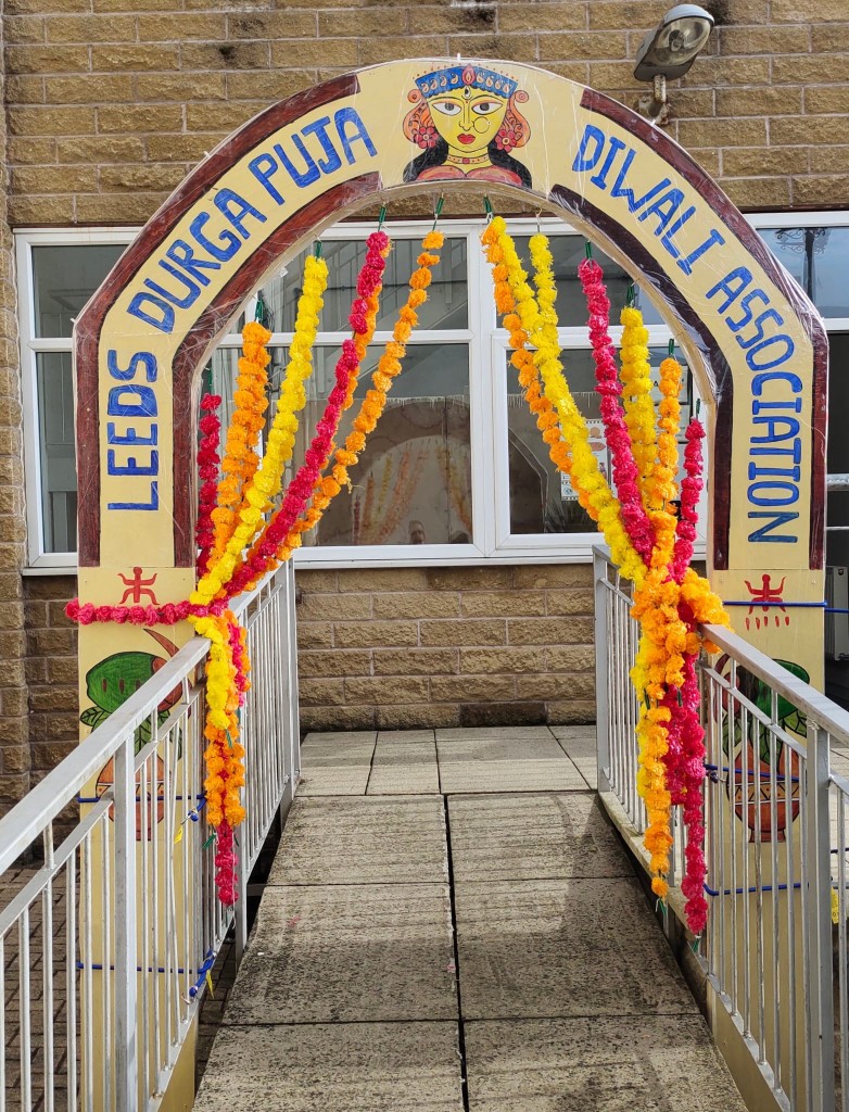 Leeds Durga Puja and Diwali Association entrance
